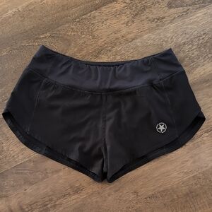 Savage Barbell Black Women's Athletic Shorts